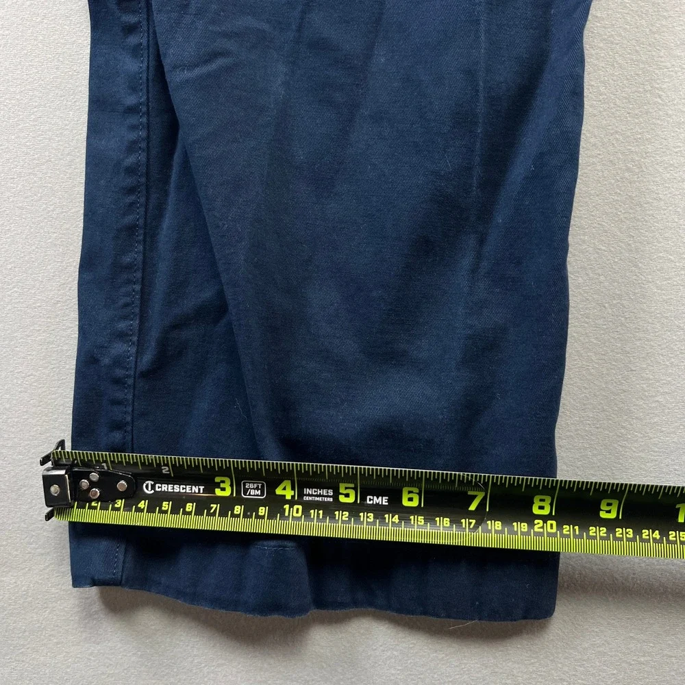 Roundtree & Yorke Pants Mens 32x32 Blue Cotton Stretch Classic Fit Straight Leg